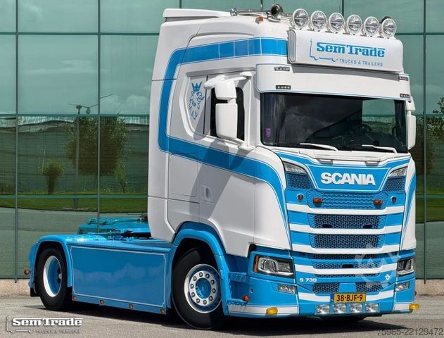 Τυπική μονάδα τράκτορα SCANIA S730 V8 NGS KING FULL OPTIONS SPECIAL INTERIOR S