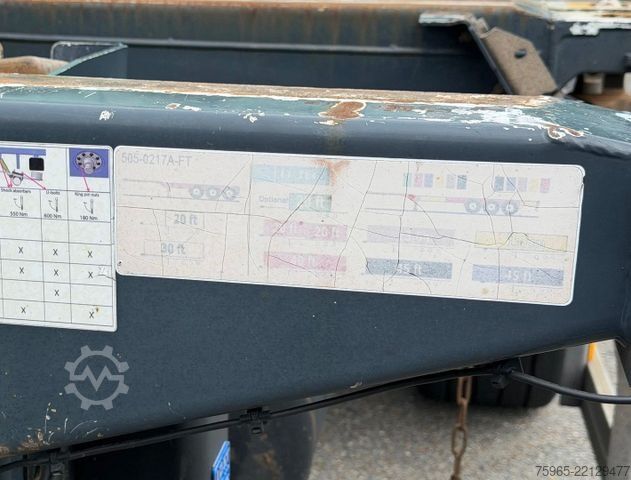 Ημιρυμουλκούμενο εναλλάξιμου αμαξώματος D-TEC VCC-01 FT-LS-S FRONT+MIDDLE+BACK SLIDER 20-40-45
