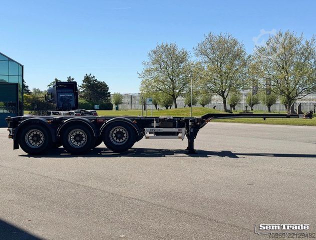 Ημιρυμουλκούμενο εναλλάξιμου αμαξώματος PACTON TXC343 DRUM BRAKES LIFT AXLE 20-30-40-45 FT. TOP