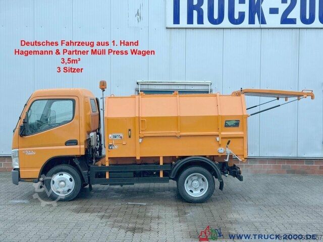 Szemetesautó Mitsubishi Canter Fuso 5S13 Müllwagen mit Presse Hagemann