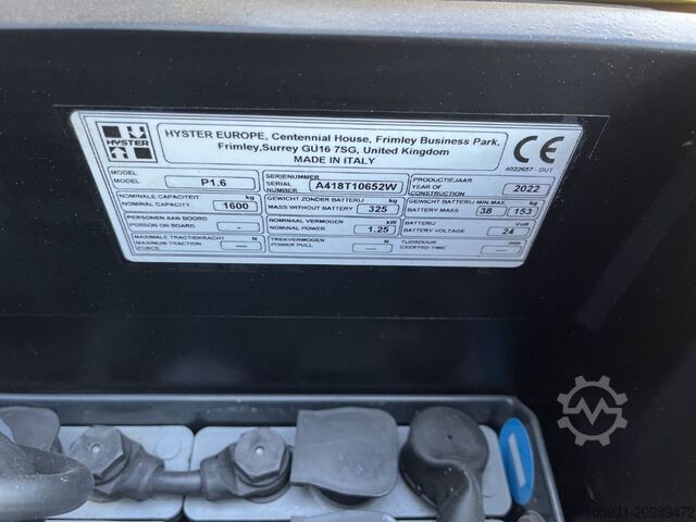 Handmatige palletwagen Hytsu P1.6