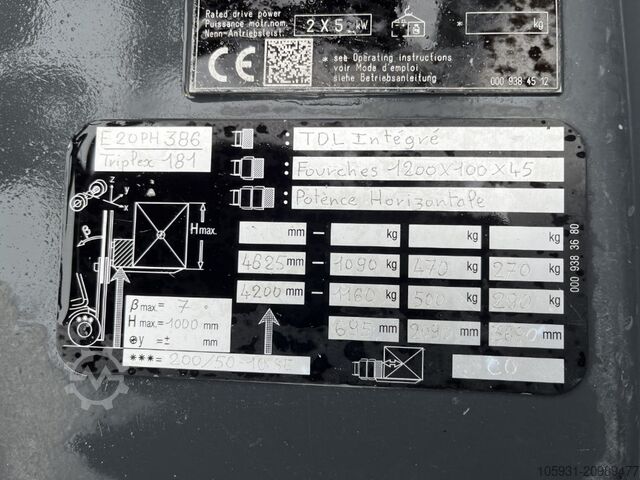 Elektromos négykerekű targonca Linde E20PH-02