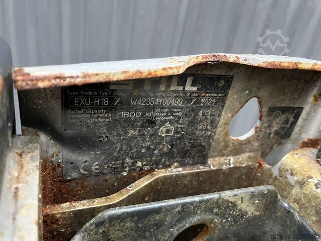 Carretilla elevadora baja Still EXU-H18