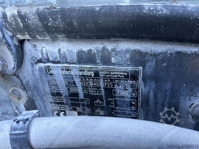 LPG gaffeltrucks Linde H50T-02