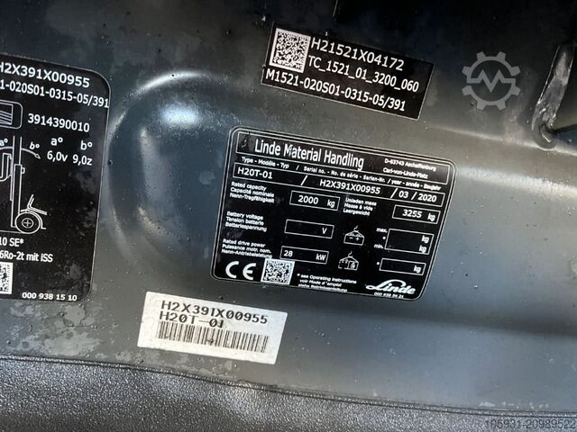 LPG'li forkliftler Linde H20T-01