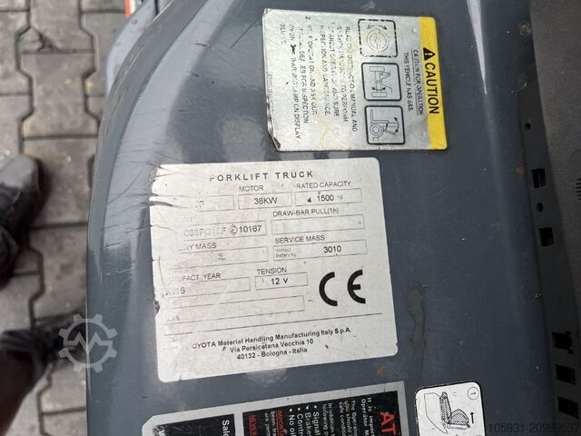 LPG gaffeltrucks Toyota 8FGF15F