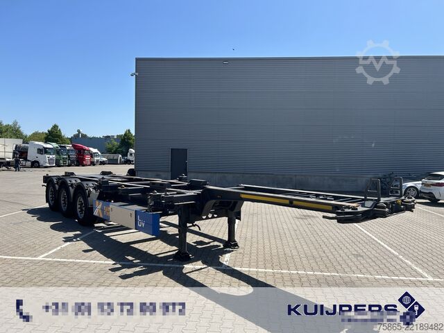 Transporte de contenedores Schmitz Cargobull SCF 24 G EURO / Multi  Container Chassis / Lift...
