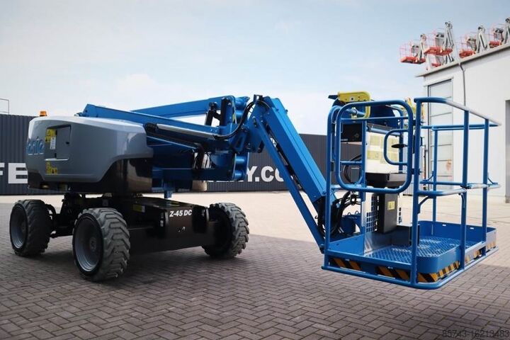 Scharnierende telescopische hoogwerker Genie Z45-DC Valid inspection, *Guarantee, Fully Electri