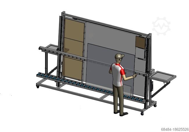 Maszyna do produkcji szkła izolacyjnego lisec Inspection Lightwall