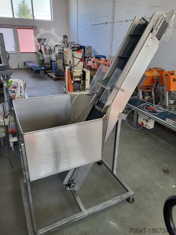 Edelstahl-Bunkerförderband 180 x 20,5 cm UNIDRIVE 180 x 20,5