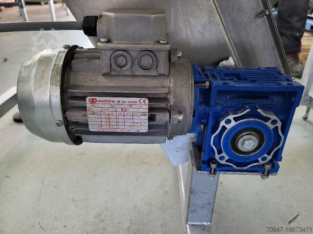 Edelstahl-Bunkerförderband 180 x 20,5 cm UNIDRIVE 180 x 20,5