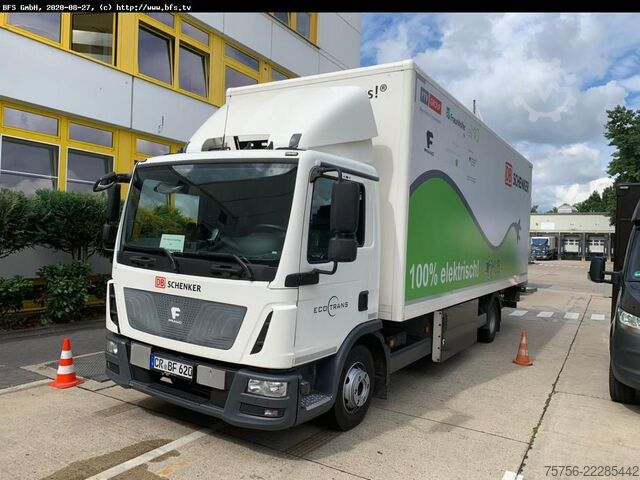 LKW mit Kofferaufbau MAN TGL 12.120/220 4x2-4 BL FRAMO 115-170 KM REICHW.