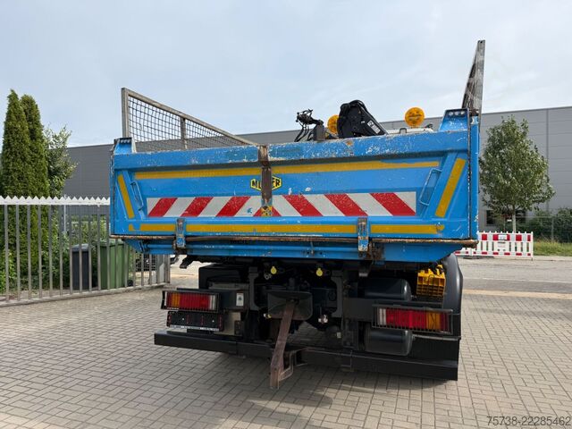 Billenő teherautó IVECO Trakker 330 4x4 Meiller Kipper+Hiab 088B-2 Funk