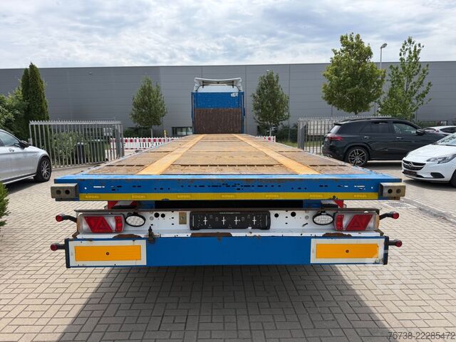 Munkaállvány félpótkocsi KÖGEL S24 Plateau mit Steckrungen/Luft-Lift/3-Achsen