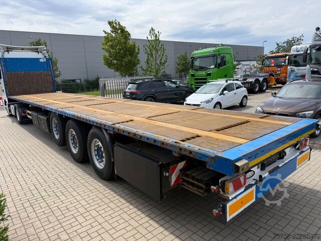 Munkaállvány félpótkocsi KÖGEL S24 Plateau mit Steckrungen/Luft-Lift/3-Achsen