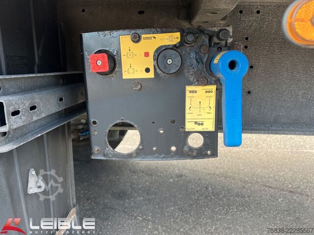 Open semitrailer with tarp SCHMITZ CARGOBULL SCS24/L*Tautliner*Bahntauglich*Bordwände*Code XL