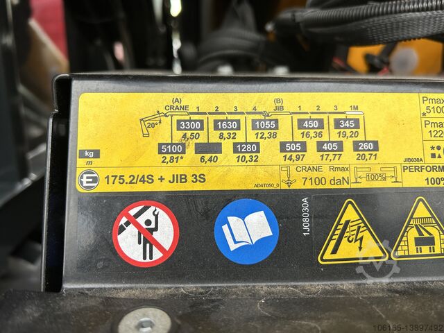 Kipper driezijdig DAF XB 310 GRU' EFFER 175.2 4 SFILI / JIB