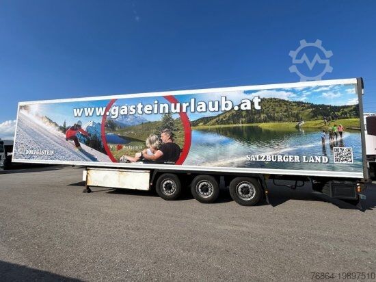 Semiremorcă cu platformă joasă KRONE SD KüHLER, DOPPELSTOCK, CARRIER 1550, PALETTENKASTEN, LIFTACHSE