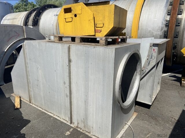 Buisdroger voor continue werking met een koelsectie van roestvrij staal, geproduceerd door COMESSA. COMESSA Drum 2400mm diameter x 14000mm length