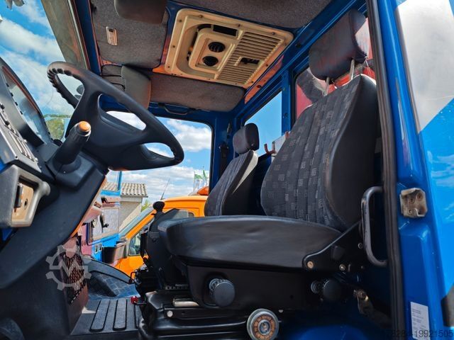 Andra UNIMOG U5000 Kran Forst Kabelbau Kommunal Vollausstatt.
