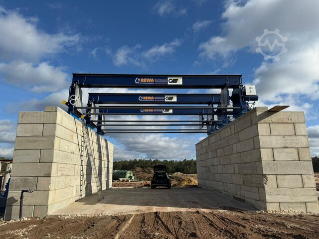 Filtro prensa de cámara planta de grava REWA 1200 Kieswerk