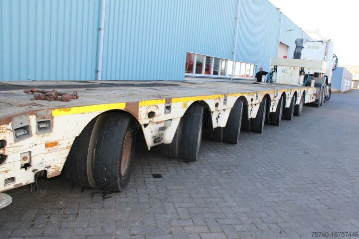 Dieplader Faymonville 7 AXLE hydrolisch + 8.50 extendable + 110 tons