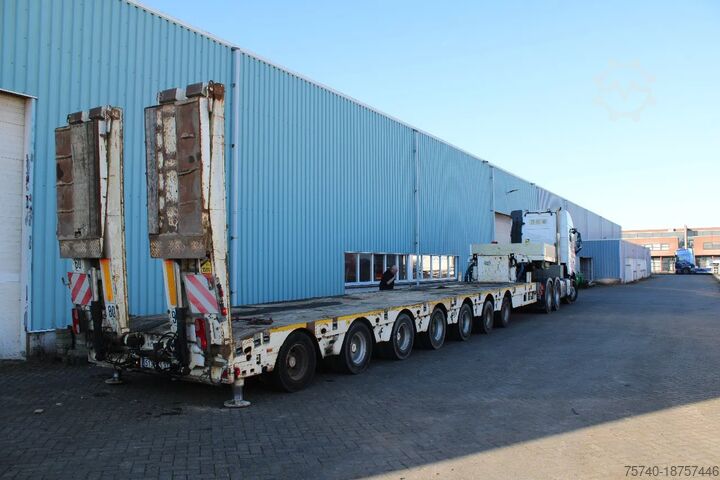Low loader Faymonville 7 AXLE hydrolisch + 8.50 extendable + 110 tons
