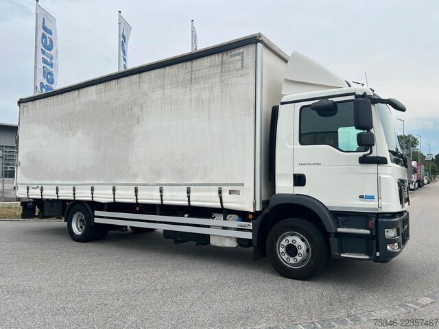 Ladbil med presenning MAN TGM 15.290/BL/Pritsche7,20m/LBW/NL 8,2to/180 tkm