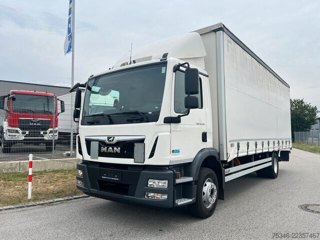 Ladbil med presenning MAN TGM 15.290/BL/Pritsche7,20m/LBW/NL 8,2to/180 tkm