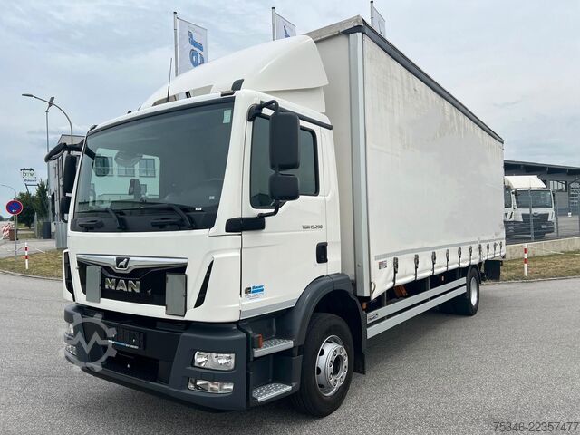 Autocarro con cassone fisso MAN TGM 15.290/BL/Pritsche7,20m/LBW/NL 8,2to/180 tkm