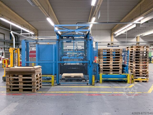 Lagenpalletiser voor (omsnoerde) bundels Segbert ZPA 80-100/35