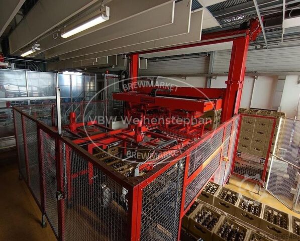 Double depalletizing system Krones