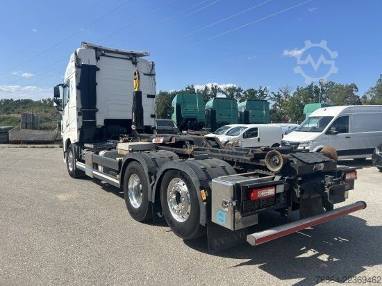 Sklápěcí vůz VOLVO FH 500 6X2 E6, LIFTACHSE, LENKACHSE HYVA, FULL AIR