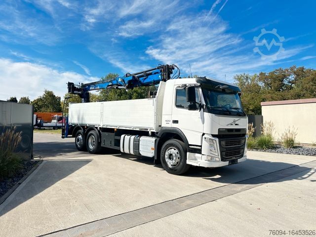 Vrachtauto met open laadbak VOLVO FM 420 Baustoff 6x2 lift/lenk Atlas Kran