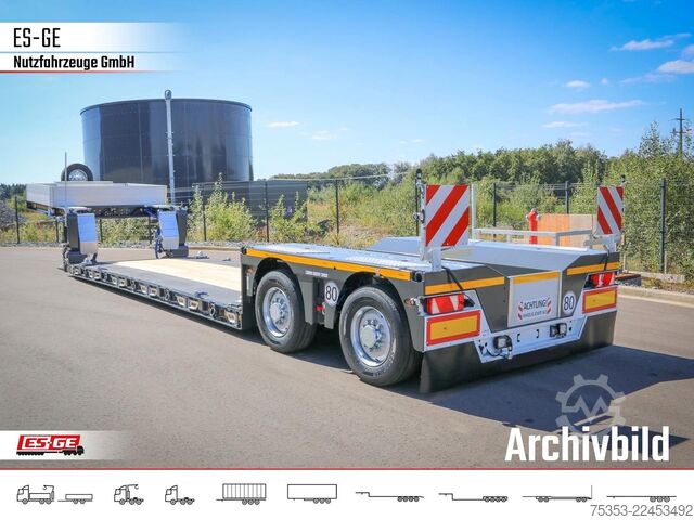 Low loader semitrailer FAYMONVILLE MAX Trailer MAX510 Tiefbett 2x12 t PA