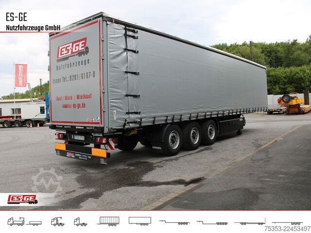 Open semitrailer with tarp KÖGEL Kögel Cargo Pritschensattelanhänger