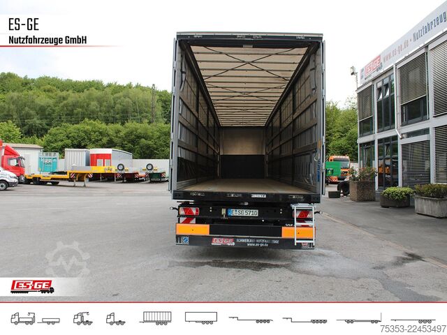 Open semitrailer with tarp KÖGEL Kögel Cargo Pritschensattelanhänger