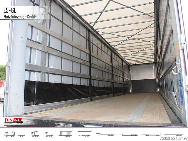 Open semitrailer with tarp KÖGEL Kögel Cargo Pritschensattelanhänger