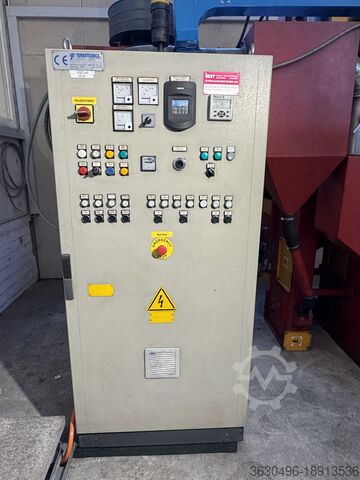 Overhead conveyor blasting machine Turbo Technika Turbinentyp 2xTC 260 D