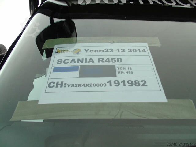Standard-SZM Scania R 450 + euro 6 + retarder