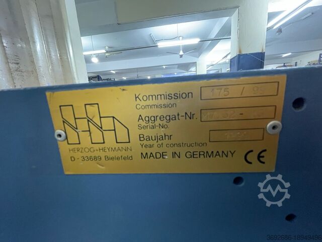 Vouwmachine Herzog Heymann 8/6 Paper Folding Machine 