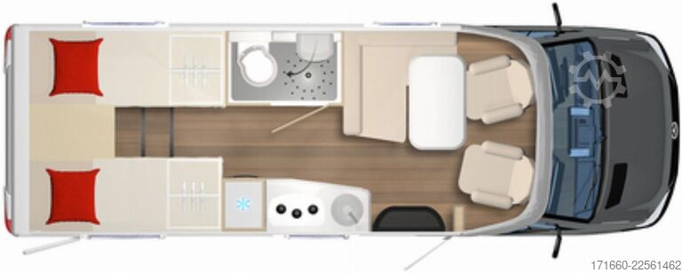 Autocaravana semi-integrada BÜRSTNER Lyseo M Harmony Line 690 G *SAT-TV*Hubbett*