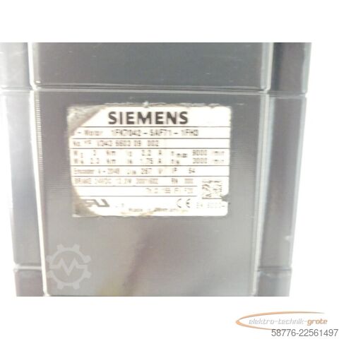 řídicí jednotka Siemens Stator für 1FK7042-5AF71 Servomotor SN YFV343660309002