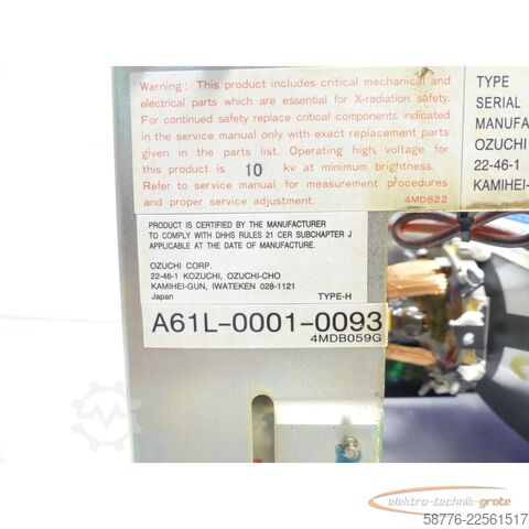 Component Fanuc Series O-T A02B-0098-C045 / TBR Bedieneinheit A61L mit D9MM-11A