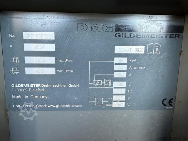 CNC eszterga Gildemeister CTX 520 linear