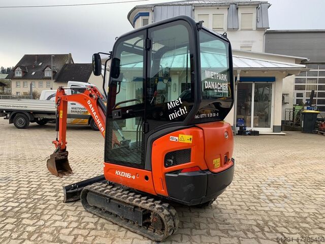 Minigraafmachine Kubota KX016-4