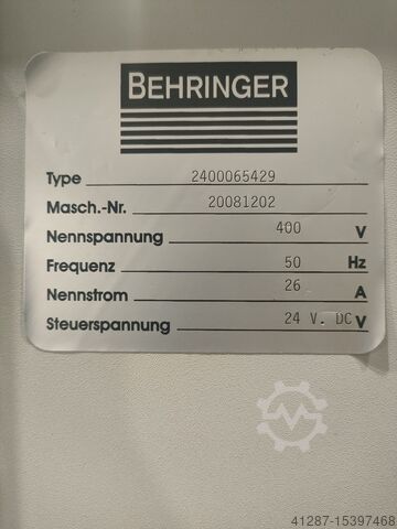 Kall cirkelsåg BEHRINGER-EISELE VA-L 350 NC 1 PV / HY