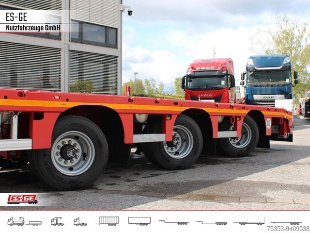 Arbejdsplatform sættevogn FAYMONVILLE MAX Trailer MAX210 Telesattel Megatrailer