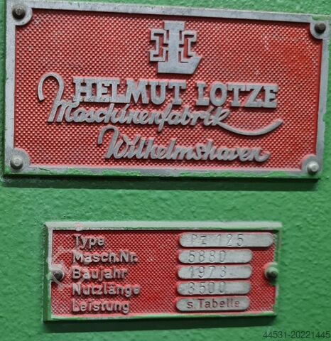 Hydraulický ohraňovací lis Lotze PZ 125