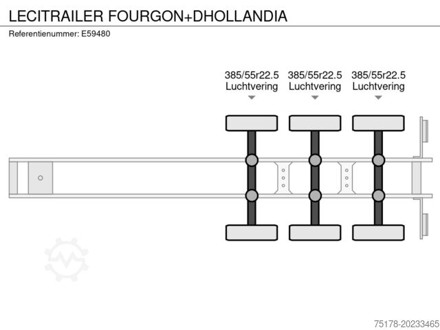 Koffer LECITRAILER FOURGON+DHOLLANDIA